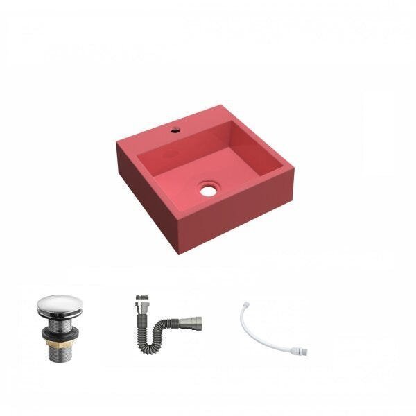 Kit Cuba Q395 com Válvula Click 1 Polegada G Sifão Cromado e Flexível Compace - 2