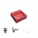Ver imagem 2 de Kit Cuba Q395 com Válvula Click 1 Polegada G Sifão Cromado e Flexível Compace