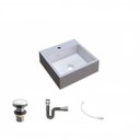 Ver imagem 2 de Kit Cuba Q395 com Válvula Click 1 Polegada G Sifão Cromado e Flexível Compace