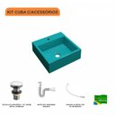 Ver imagem 3 de Kit Cuba Q395 Válvula Click 1 1/2 Polegada Sifão Flexível PVC Compace
