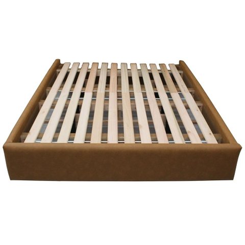 Cama Oslo em Tecido Caramelo para Colchão Casal 138cm - 67281