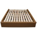 Ver imagem 1 de Cama Oslo em Tecido Caramelo para Colchão Casal 138cm - 67281