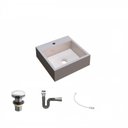 Ver imagem 2 de Kit Cuba Q395 Válvula Click 1 1/2 Polegada Sifão Flexível Cromado Compace