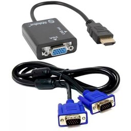 Adaptador HDMI para Entradas VGA Cabo Incluido - 1