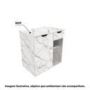 Ver imagem 2 de Gabinete para Banheiro c/ 1 Gaveta - Branco
