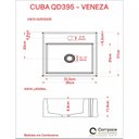 Ver imagem 7 de Kit Cuba Q395 Válvula Click 1 1/2 Polegada Sifão Flexível Cromado Compace