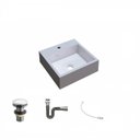 Ver imagem 2 de Kit Cuba Q395 Válvula Click 1 1/2 Polegada Sifão Flexível Cromado Compace