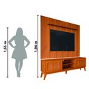 Ver imagem 5 de Rack Bancada King com Painel para Tv até 75 Polegadas 1,79m Avante Cedro Ripado Impressão 3d Edn