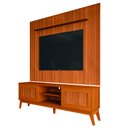 Ver imagem 1 de Rack Bancada King com Painel para Tv até 75 Polegadas 1,79m Avante Cedro Ripado Impressão 3d Edn