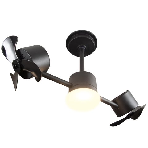 Ventilador de Teto Treviso Infinit Led Preto Bivolt