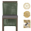 Ver imagem 3 de Mesa Bistro e 4 Banquetas Roma Marrom Corda Náutica 11 Trama Original