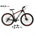Ver imagem 1 de Bicicleta Aro 29 Ksw Xlt Kit 2x9 Sunrun Freio Disco K7 11/36 Pedivela 24/38d Garfo Trava - Preto/
