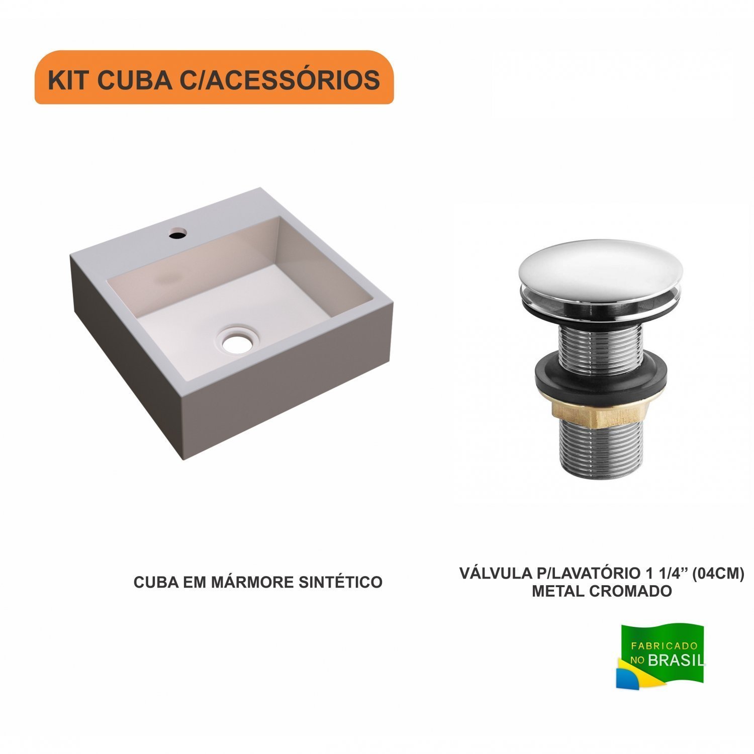 Kit Cuba Q395 Válvula Click 1 1/2 Polegada Compace - 3