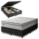 Ver imagem 1 de Cama Box Baú Colchão Queen Ortopédico D33 158x198x75cm Minotauro Hellen