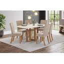 Ver imagem 2 de Mesa Jantar Natali 160 6 Cadeiras Esther Creme - Henn
