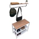 Ver imagem 2 de Kit Sapateira Sd 3503 Branca + Cabideiro 3504 Branco