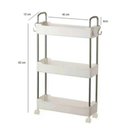 Ver imagem 3 de Prateleira Multiuso 3 Andares com Rodinha Branca