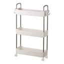 Ver imagem 1 de Prateleira Multiuso 3 Andares com Rodinha Branca