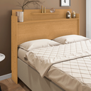 Ver imagem 1 de Cabeceira de Casal com 2 Prateleiras Cristais Naturalle