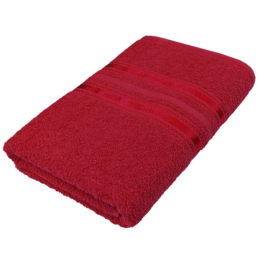 Toalha de Banho Grande 70cm X 140cm 100% Algodão Cor:vermelho