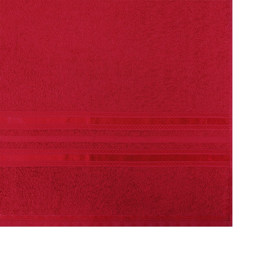 Toalha de Banho Grande 70cm X 140cm 100% Algodão Cor:vermelho - 2