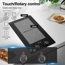 Ver imagem 4 de Vbgk Cooktop de Indução 3000w, 2 Bocas, Controle por Toque e Botão, 110v