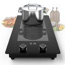 Ver imagem 1 de Vbgk Cooktop de Indução 3000w, 2 Bocas, Controle por Toque e Botão, 110v