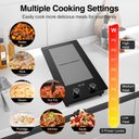 Ver imagem 6 de Vbgk Cooktop de Indução 3000w, 2 Bocas, Controle por Toque e Botão, 110v