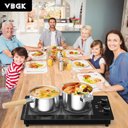 Ver imagem 2 de Vbgk Cooktop de Indução 3000w, 2 Bocas, Controle por Toque e Botão, 110v