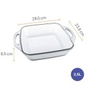 Ver imagem 6 de Assadeira Quadrada de Vidro Marinex Seletta sem Tampa 2,5l - Nadir R6219