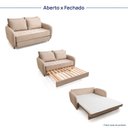 Ver imagem 6 de Sofá Cama Casal 150cm Mode CabeCasa MadeiraOriginals