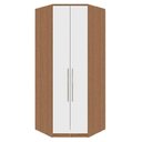 Ver imagem 1 de Guarda Roupa Modulado 2 Portas 2 Gavetas Canto Closet 234cm Setiba Plus Carvalho/branco