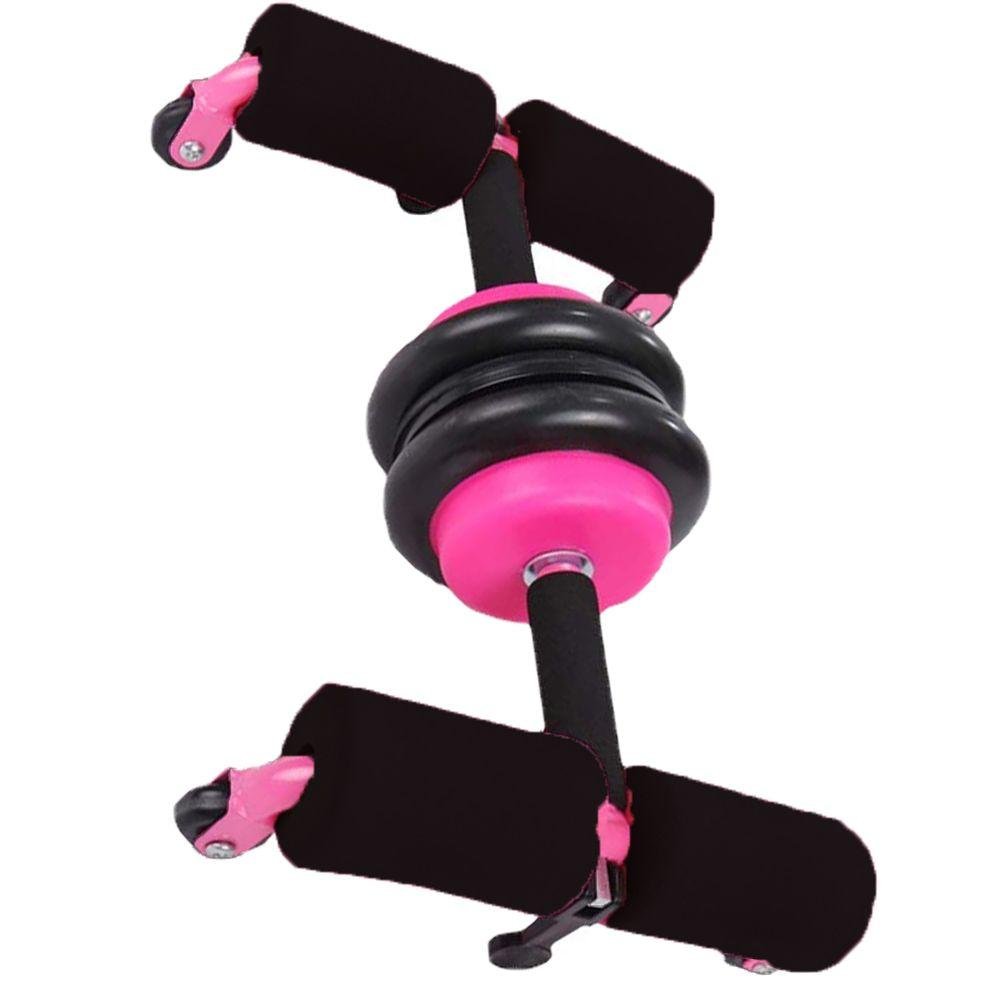 Suporte Abdominal Rolo 2 1 Extensor Rodas Ventosa Exercícios - 1