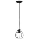 Ver imagem 2 de Lustre Pendente Cebola Aramado Preto Maravilhoso
