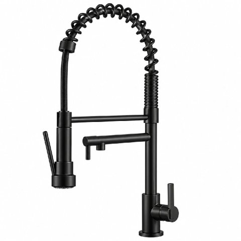 Torneira Gourmet para Cozinha de Mesa Bicaflex Preta 1167A04PT - Ec-1167-A04-Pr - Econometal