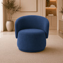 Ver imagem 1 de Poltrona Decorativa Beatriz Suede Design Orgânico Sala Quarto Recepção