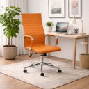 Ver imagem 4 de Cadeira Escritório Ergonômica Presidente Executiva Esteirinha Office Elegance Milano Caramelo