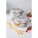 Ver imagem 4 de Caçarola Rasa Tramontina Allegra em Aço Inox com Fundo Triplo 22 Cm 3,3 L Tramontina