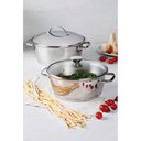 Ver imagem 5 de Caçarola Rasa Tramontina Allegra em Aço Inox com Fundo Triplo 22 Cm 3,3 L Tramontina
