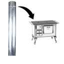 Ver imagem 3 de Cano Chaminé Caipira Fogão a Lenha Galvanizado Zatti - 110mm X 1 Metro