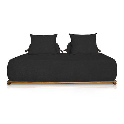 Sofá Agius 2 Lugares 1,60 Linho Boucle - Lucadi Home