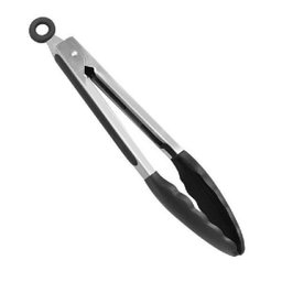 Jogo 2 Peças Colher de 28Cm e Pinça Multiuso de 25,5Cm Preta. - 4