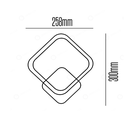 Ver imagem 4 de Arandela Moderna Led 13,5w 3000k