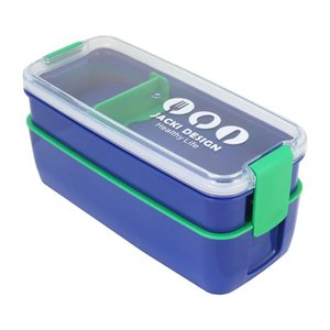 Pote Marmita de 2 Andares 750ml - Vibe Azul - Azul