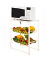 Ver imagem 1 de Nova Mesa Microondas Balcão Bancada Aço Fruteira Resistente