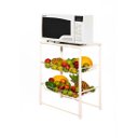 Ver imagem 1 de Nova Mesa Microondas Balcão Bancada Aço Fruteira Resistente