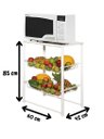 Ver imagem 4 de Nova Mesa Microondas Balcão Bancada Aço Fruteira Resistente