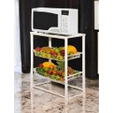 Ver imagem 2 de Nova Mesa Microondas Balcão Bancada Aço Fruteira Resistente