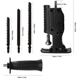 Adaptador Serra Sabre Tico Tico Lorben para Furadeira Parafusadeira - 5