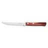 Conjunto de Facas para Churrasco 5 6 Peças em Aço Inox e Cabos Madeira Polywood Vermelho - 1